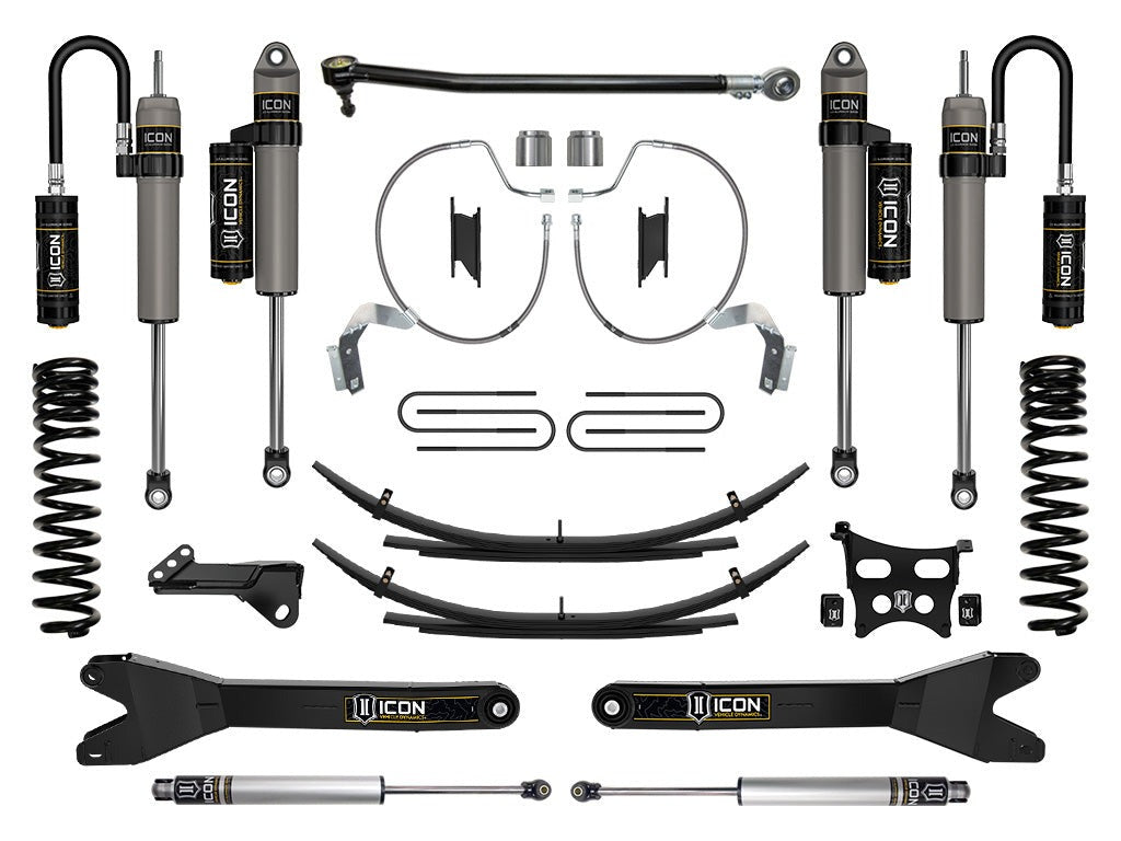 Icon 4.5" Stage 4 Suspension System w/Radius arm & Expansion Pack Kit for 2023-2025 Ford F250 Super Duty Diesel