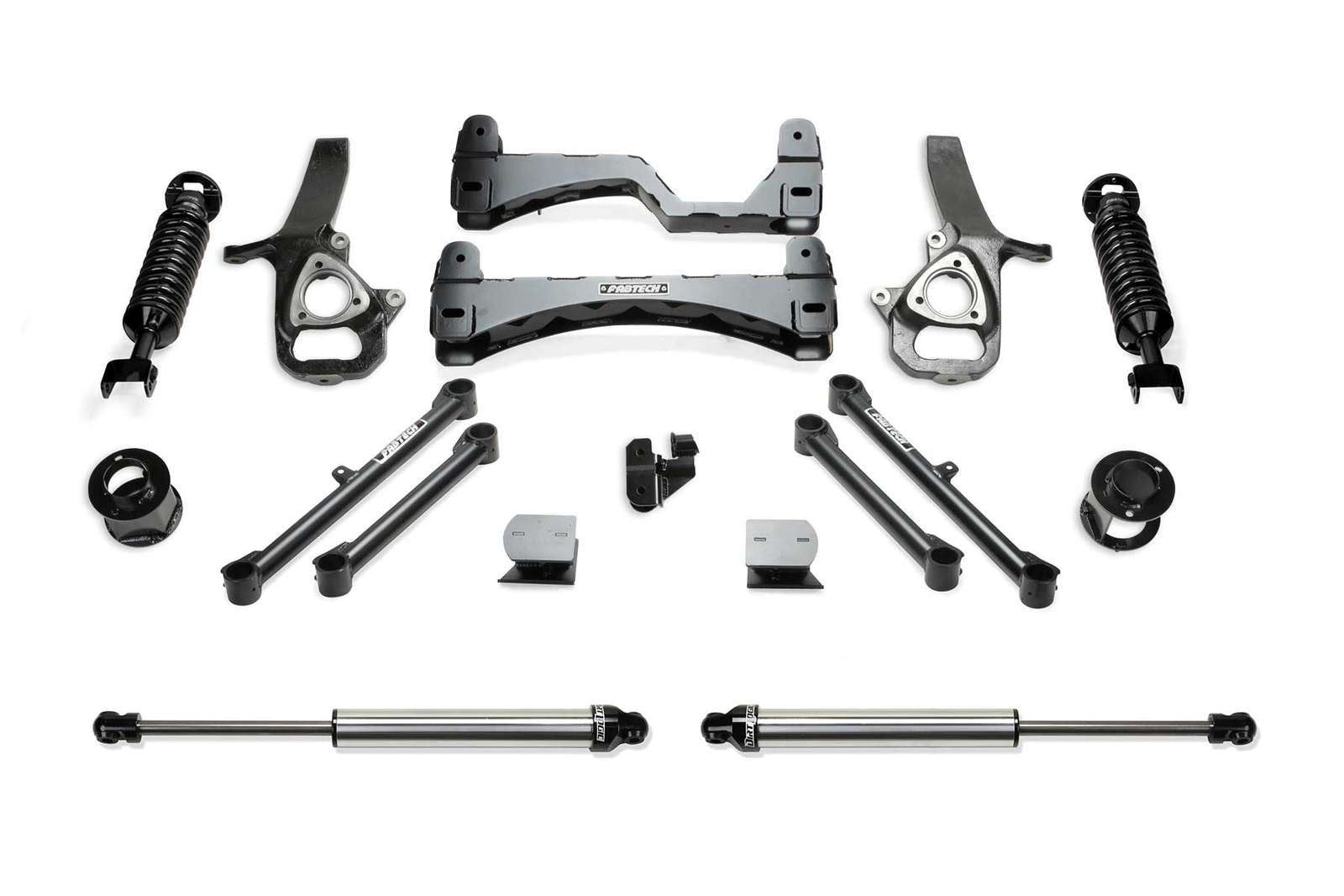 Fabtech 6" Performance Lift Kit w/Front Dirt Logic 2.5 Coilovers & Rear 2.25 Shocks for 2019-2024 Ram 1500 RWD w/6" lift