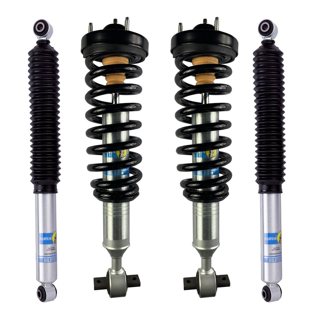 6112 Assembled & 5100/5160 Shocks Set for 2014-2018 Chevrolet Silverado 1500 4WD