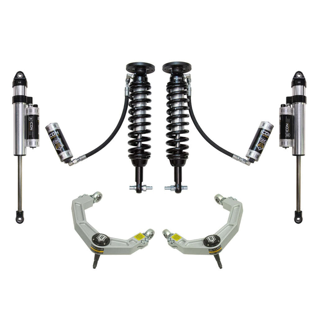 ICON K93065 Stage 5 Suspension System Billet UCA Ford F150 4WD 1.75-2.63" Lift