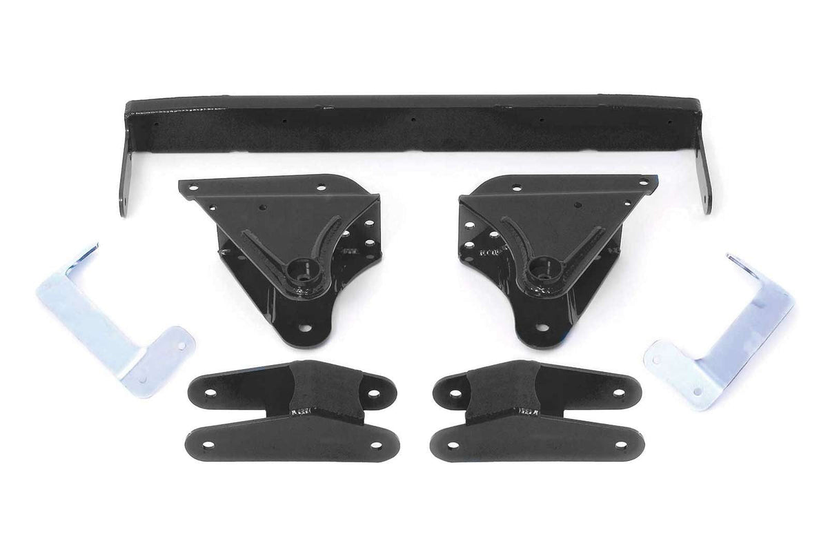 Fabtech 3.5" Front Spring Hanger System w/Performance Shocks Kit for 1999-2004 Ford F250 Super Duty 4WD w/3.5" lift