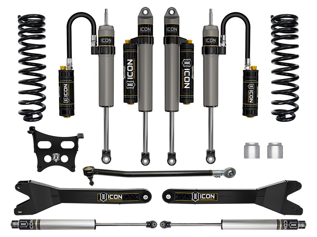 Icon 2.5" Stage 5 Suspension System w/Radius Arms Kit for 2023-2025 Ford F250 Super Duty 4WD Diesel