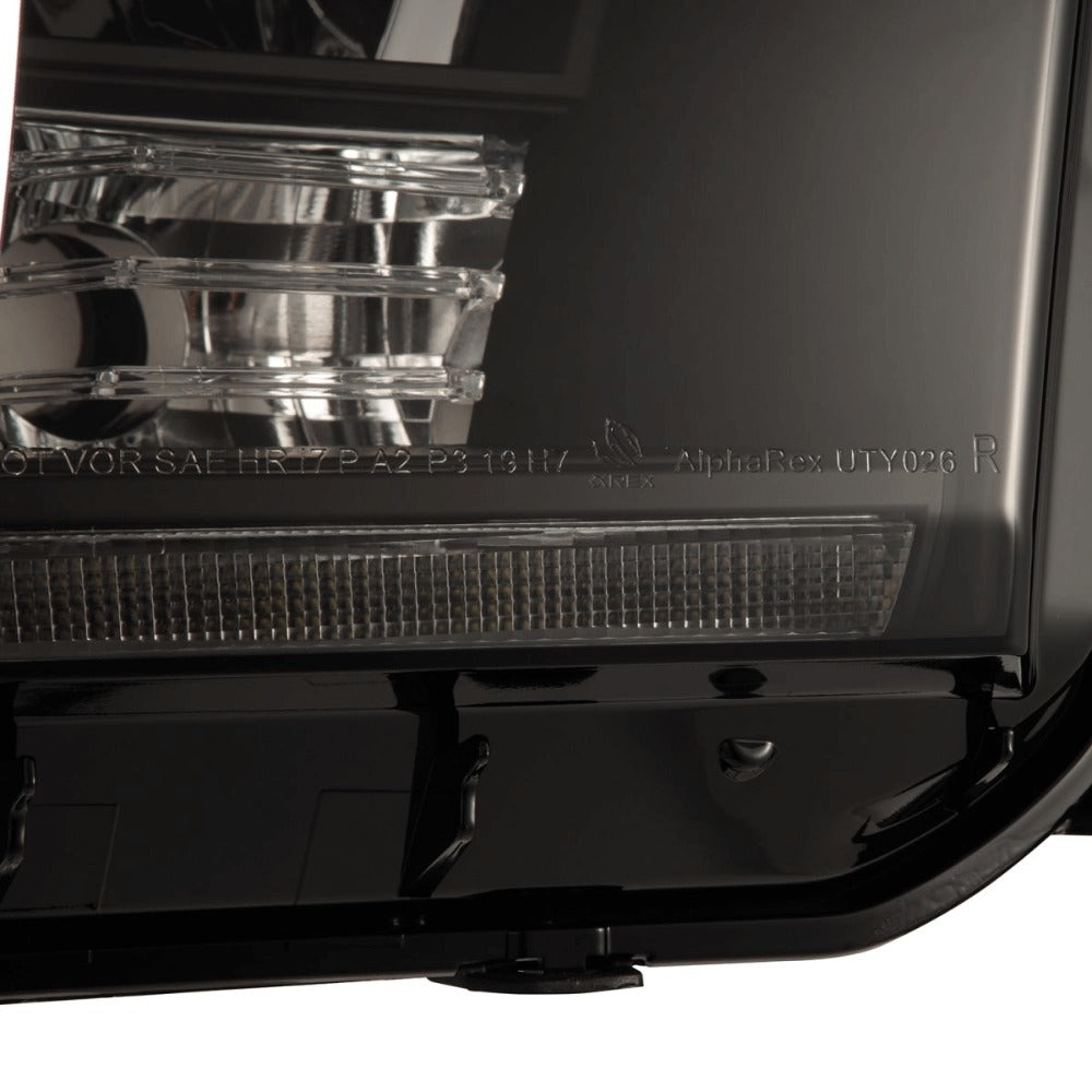MK2 NOVA-Series LED Projector Headlights Alpha-Black Fits 2008-2017 Toyota Sequoia