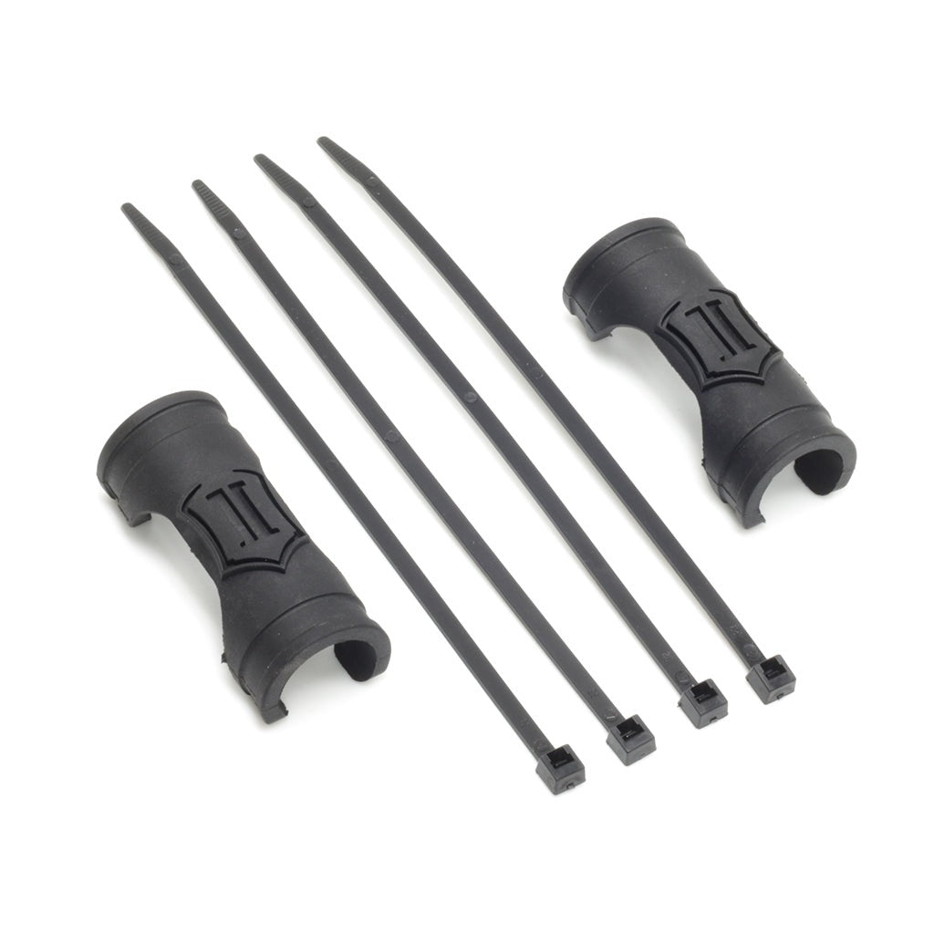 ICON 252012 -4 To -10 Shock Reservoir Hose Shield Kit