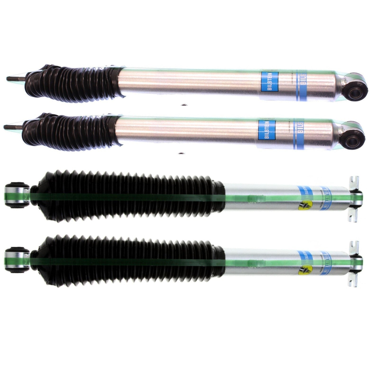 Bilstein B8 5100 Front and Rear Shocks For 3.5-5" Short Arm Lift Kit 24-186995, 33-186887