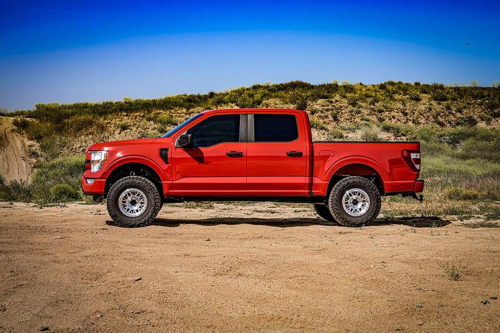 Icon 3.5-4.5" Stage 4 Suspension System CDXS Tubular Kit 2021-2026 Ford F-150 4WD Diesel