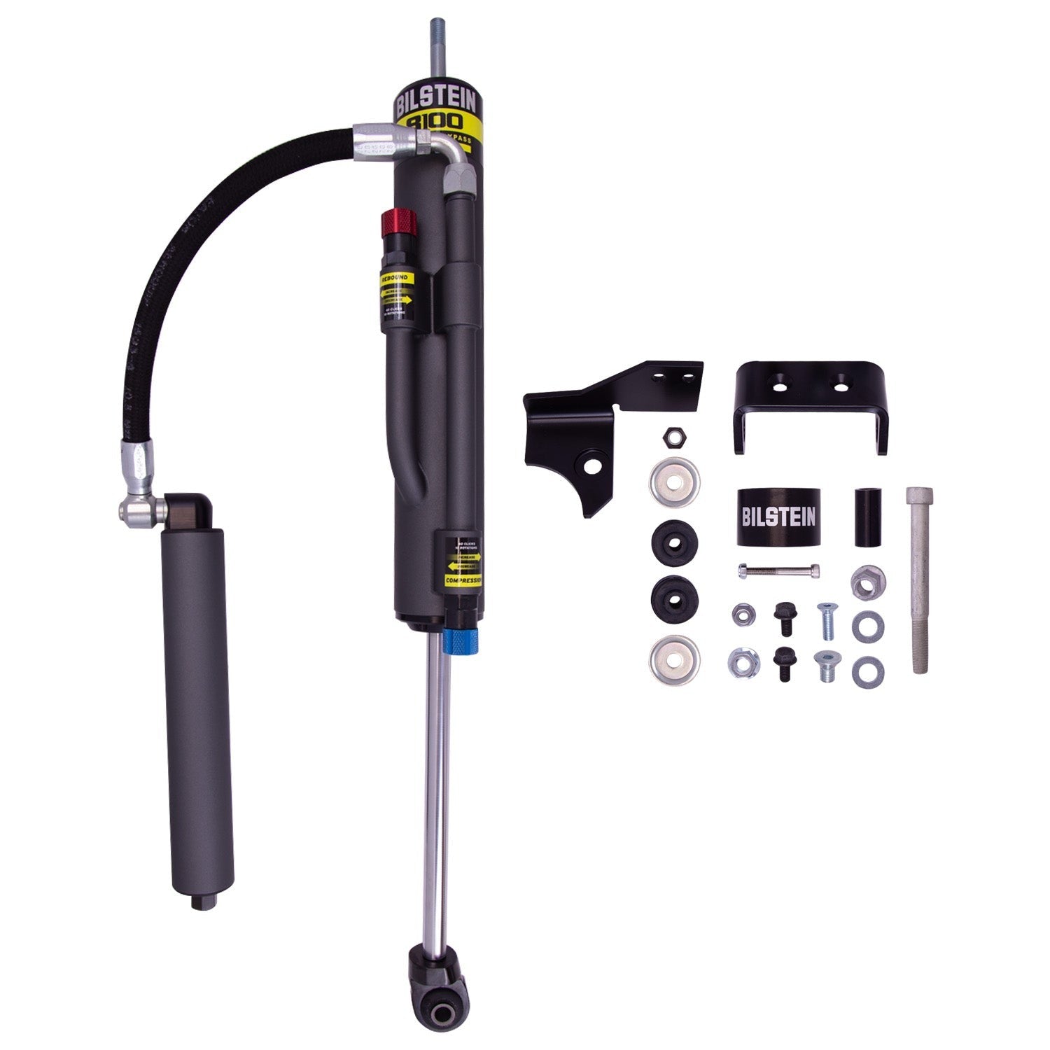 Bilstein B8 8100 Bypass Reservoir Shocks for 2007-2018 Jeep Wrangler JK w/3.5-5" lift Front Left