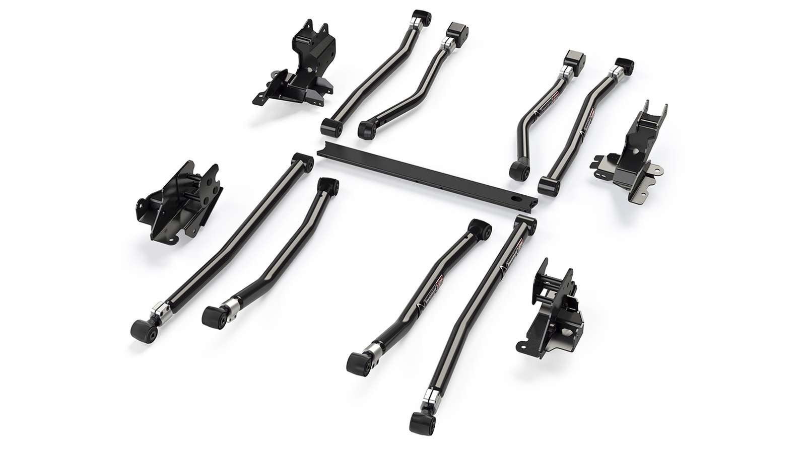 Teraflex Alpine IR Adjustable 8-Arm Long Control Arm and Bracket Kit for 2018-2024 Jeep Wrangler JL 4WD w/3-6" lift