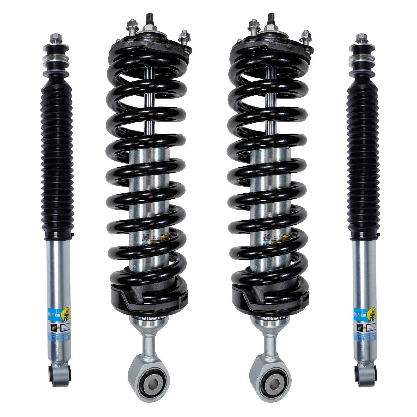 6112 Assembled & 5100 Shocks Set for 2022-2024 Toyota Tundra 4WD Circlip 7 / Circlip 6 / +1.9" Non-Hybrid V6