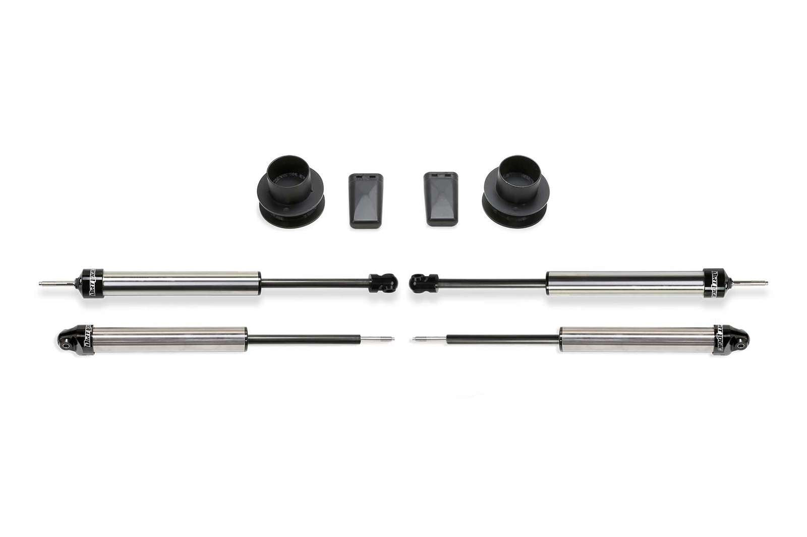 Fabtech 2.5" Coil Spacer System w/Dirt Logic Shocks Kit for 2010-2018 Ram 2500 4WD w/2.5" lift
