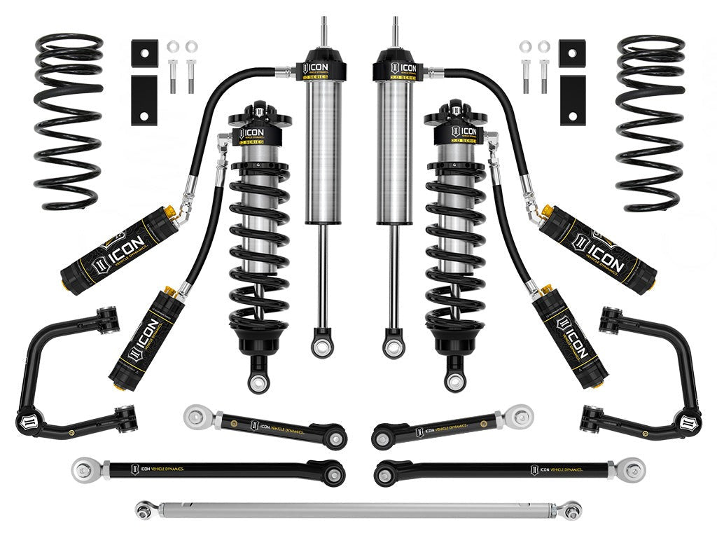 Icon 3-4.25" Stage 2 3.0 Suspension System CDCV Tubular Kit for 2023-2025 Toyota Sequoia 4WD TRD Pro