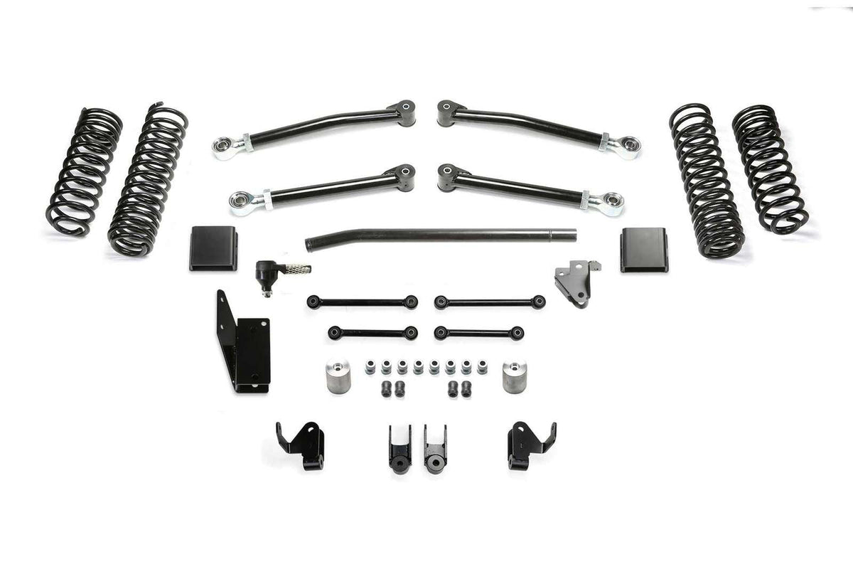 Fabtech 2" Trail Lift Kit w/Shocks Extensions for 2020-2024 Jeep Gladiator 4WD w/2" lift
