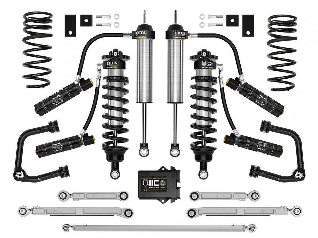 Icon 2-3.25" Stage 6 3.0 Suspension System Billet Kit for 2022-2023 Toyota Tundra 4WD Gas