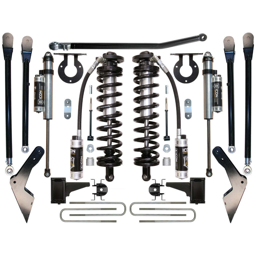 ICON K63114 Stage 4 Coilover Conversion System Ford F250/F350 4-5.5" Lift