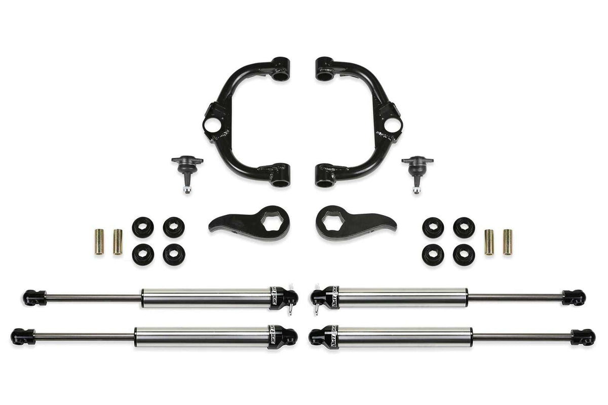 Fabtech 3.5" Ball Joint UCA Lift Kit w/Dirt Logic 2.25 Shocks for 2020-2024 Chevrolet Silverado 2500 HD 4WD w/3.5" lift