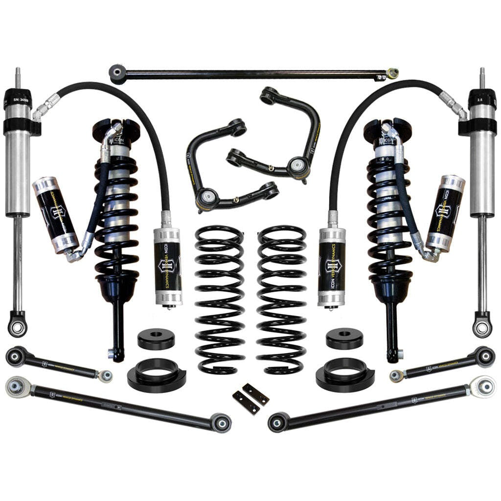 ICON K53176T Stage 6 Suspension System Tubular UCA Lexus GX470 0-3.5" Lift