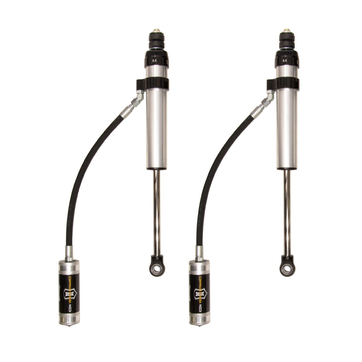 Icon 2.5 Remote Reservoir Shocks Pair 57802P