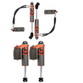 Jeep Wrangler Complete Set FOX Front and Rear Factory Race Series 3.0 Internal Bypass Reservoir Shocks (Pair)-Adjustable