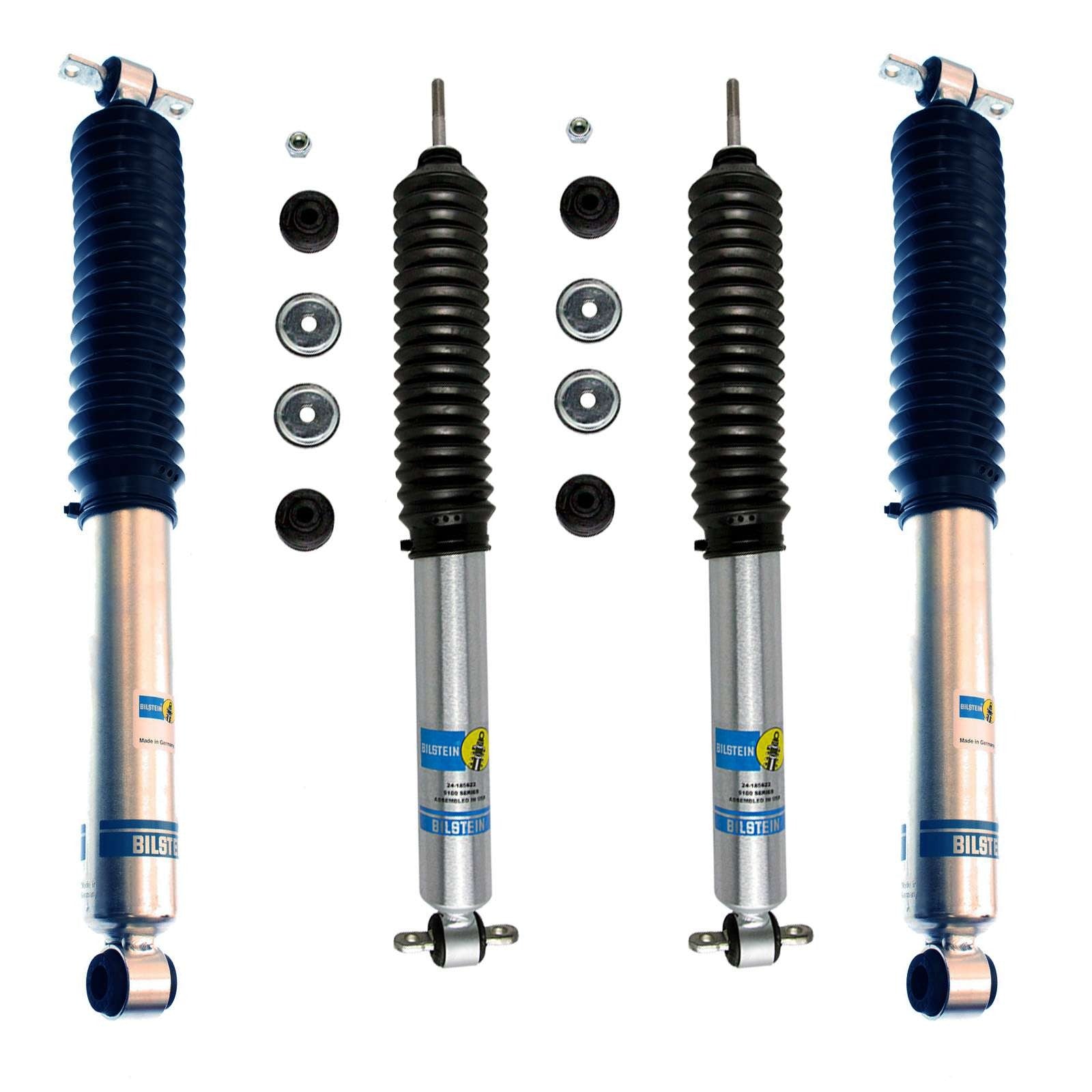 Bilstein 5100 Shocks Set for 1984-2001 Jeep Cherokee 4WD RWD XJ