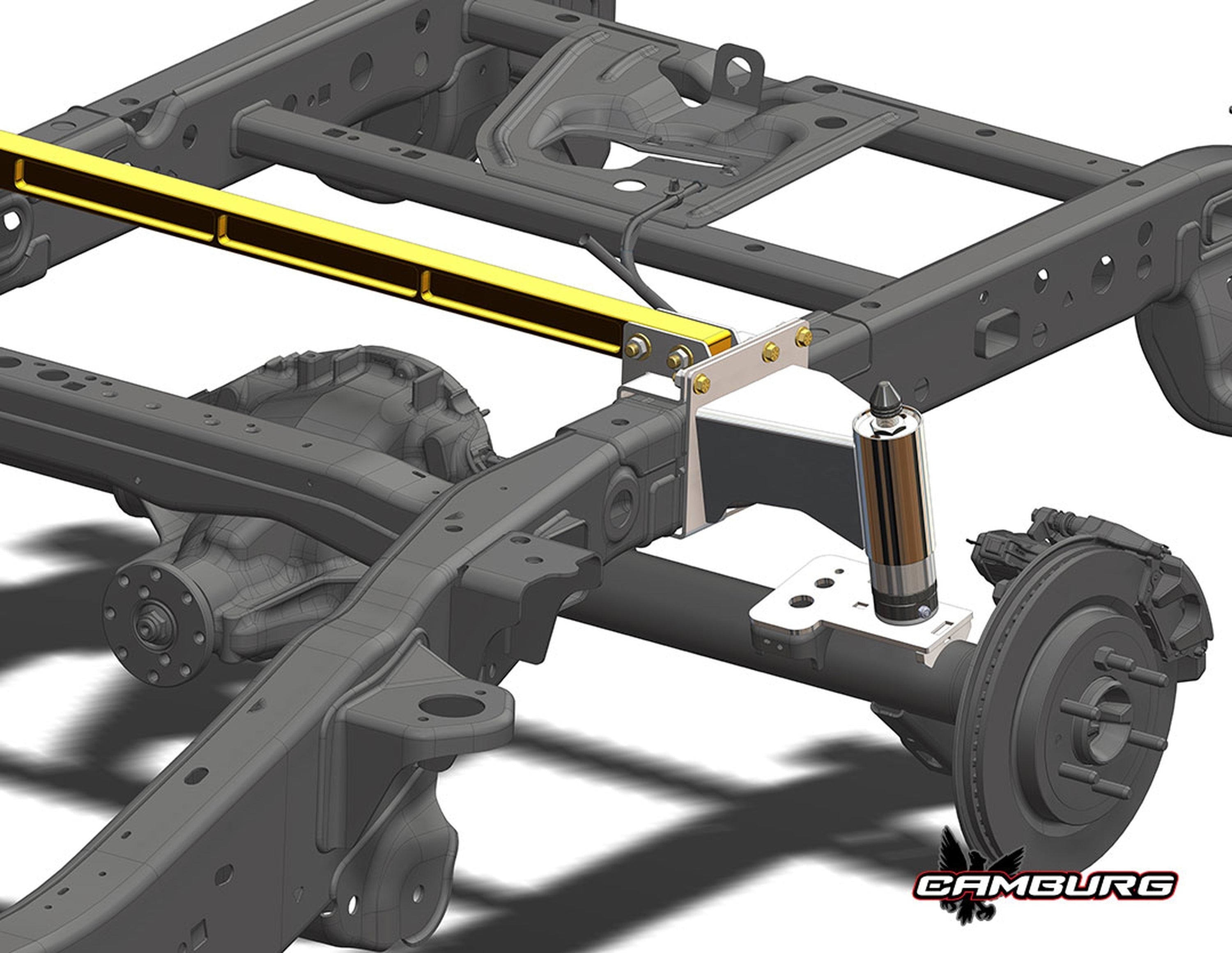 Camburg Bolt-on Rear Spring Over 2.5 Bump Stop Mount Kit 2017-2020 Ford F-150