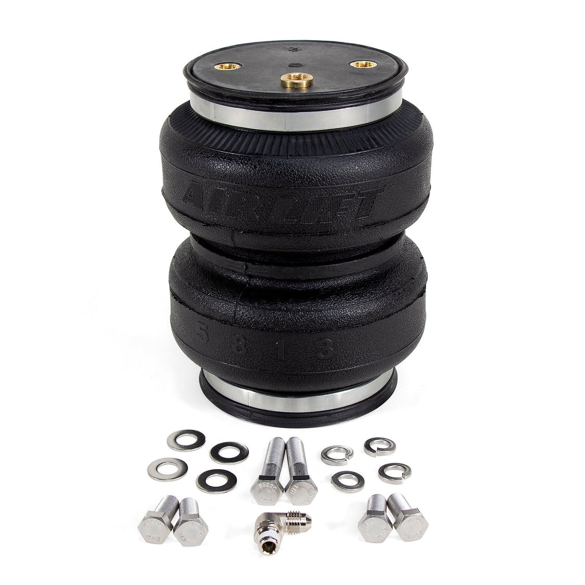 Air Lift 84585 Replacement Air Springs - LoadLifter 5000 Ultimate Plus Bellows Type w/ internal jounce bumper