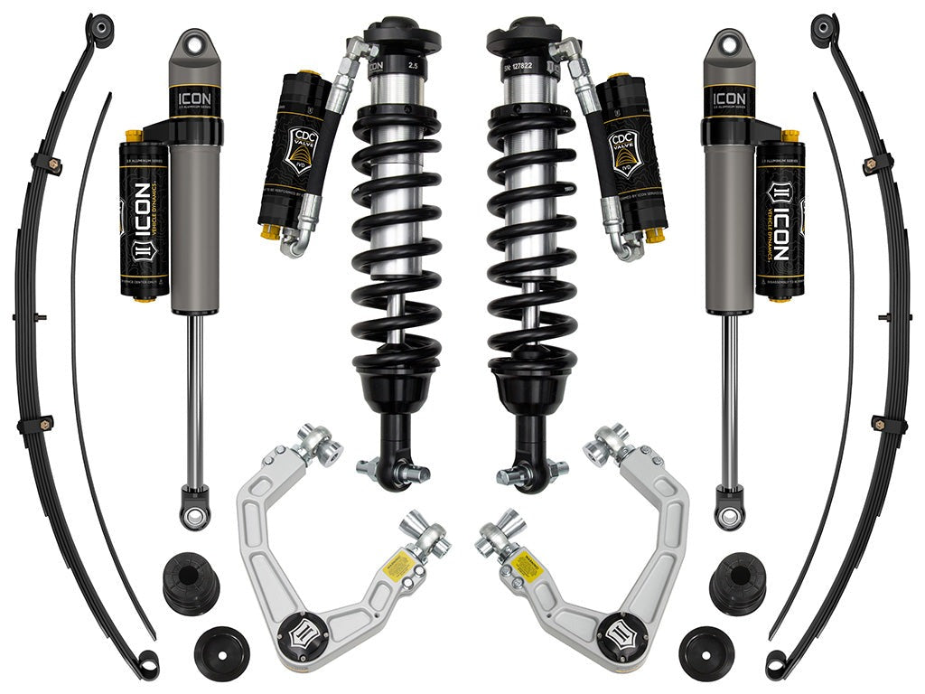 Icon 0-3.5" Stage 8 Suspension System w/Billet UCA Al Knuckle Kit for 2019-2021 Ford Ranger