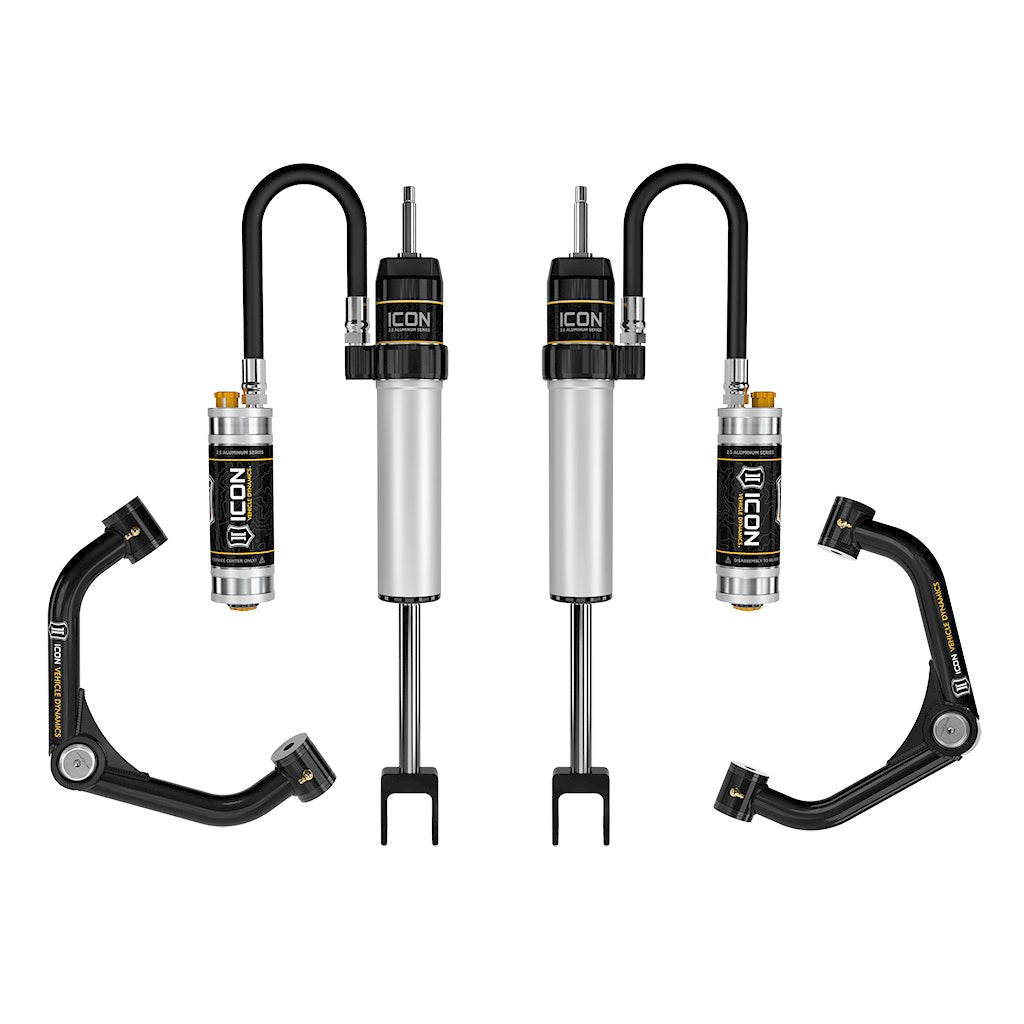 ICON 78735T GM 2500/3500 HD 0-2" Lift 2.5 VS Shock System/CDCV Tubular UCA