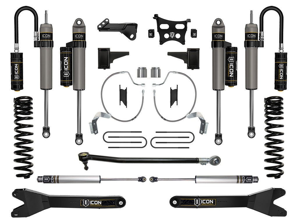 Icon 4.5" Stage 4 Suspension System w/Radius Arms Kit for 2023-2026 Ford F350 Super Duty Diesel