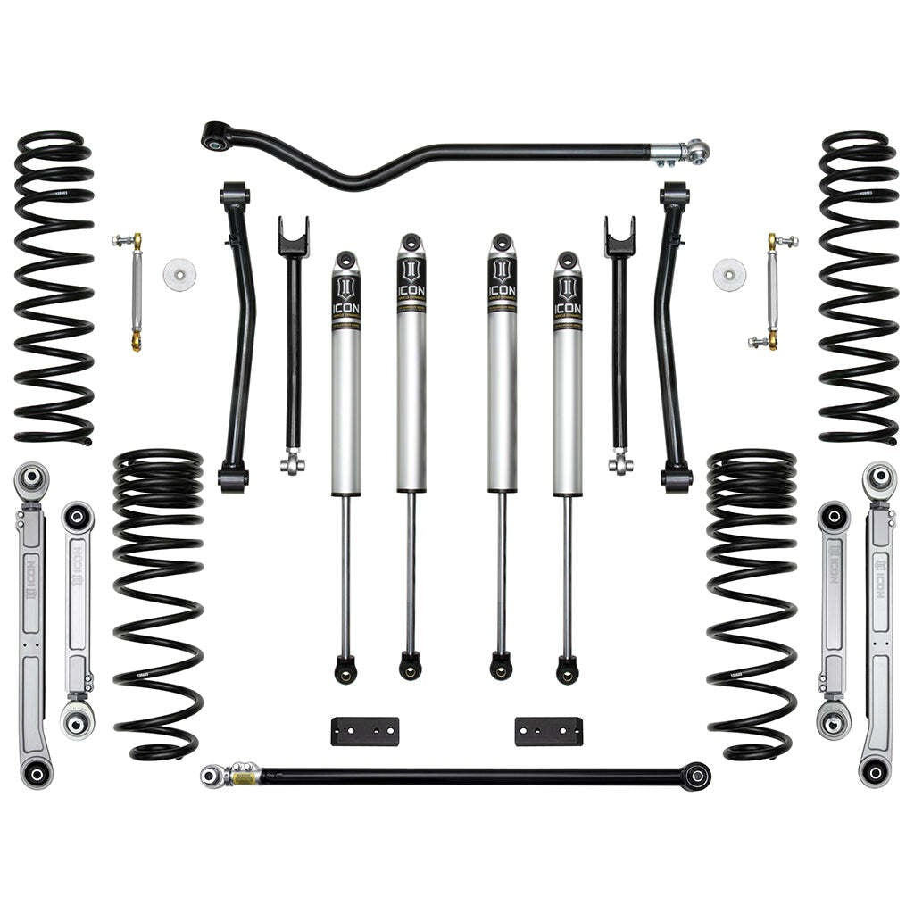 ICON K22105 Stage 5 Suspension System Billet UCA Jeep Gladiator 2.5" Lift