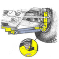 Steer Safe Steering Stabilizer for Sprinter 2500/3500 2004-2007