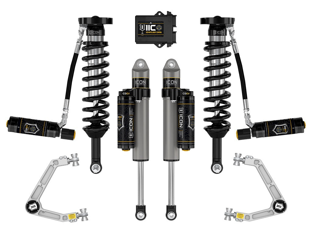 Icon 1.75-2.5" Stage 6 Suspension System w/Billet UCA Kit for 2023-2024 GMC Canyon Trail Boss