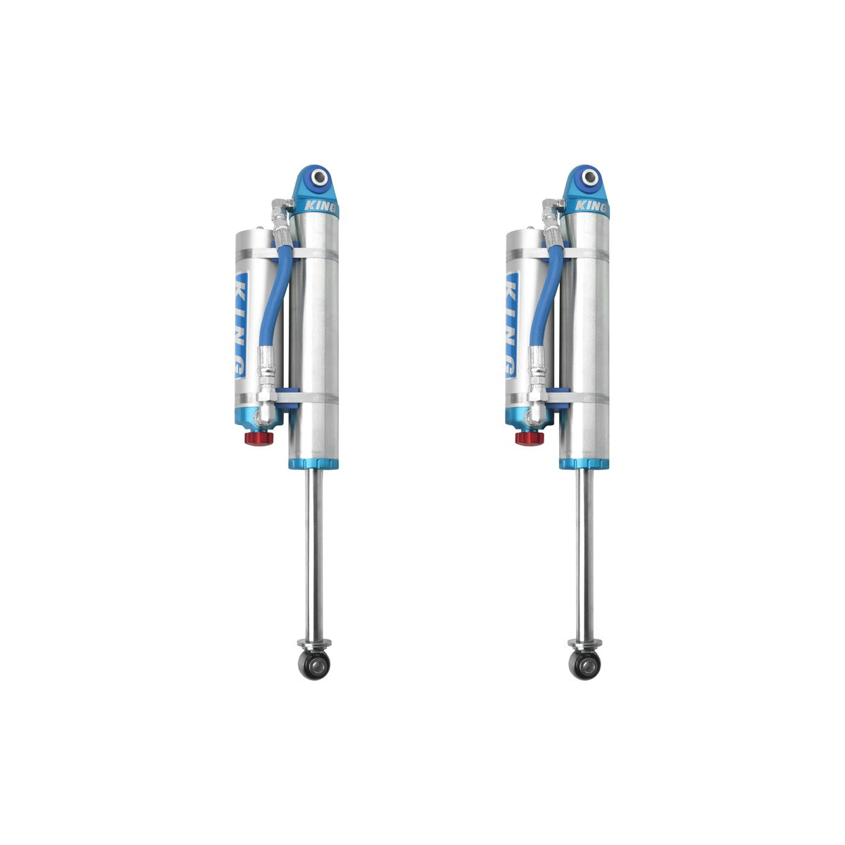 King 25001-154A Rear 2.5 Piggyback Hose Res. Shock w/Adjuster (Pair) Chevrolet Silverado 1500