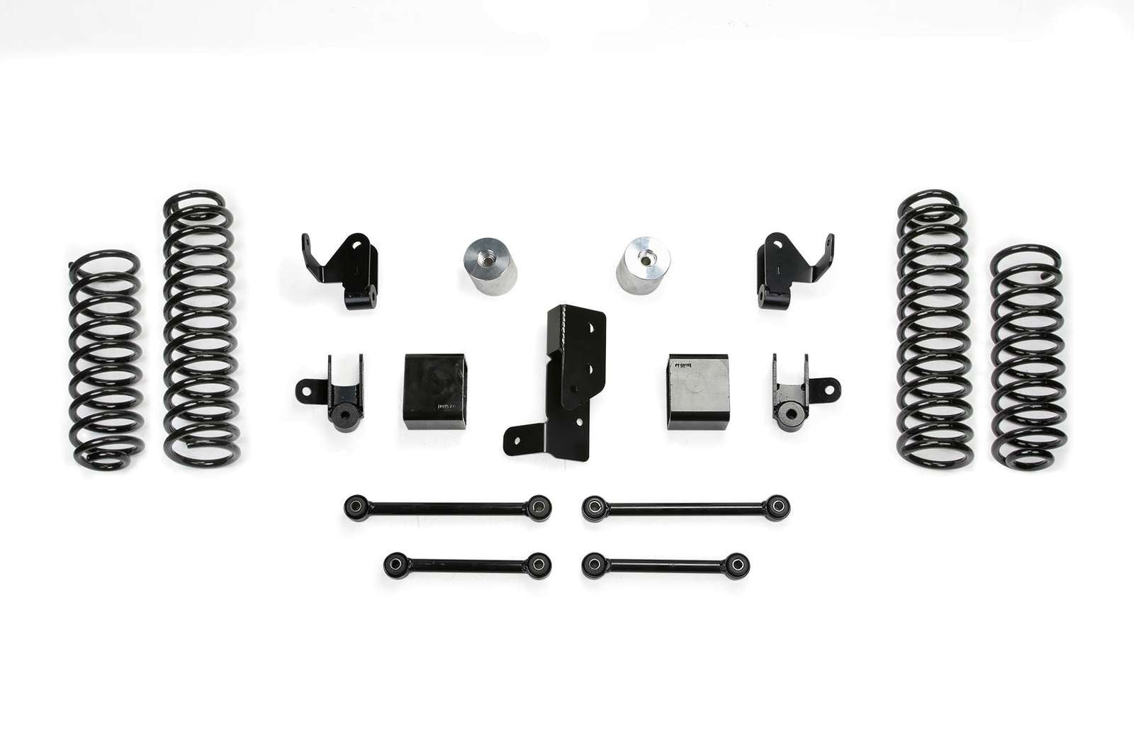 Fabtech 3" Sport System w/Shocks Extensions Kit for 2018-2024 Jeep Wrangler JL 4WD w/3" lift