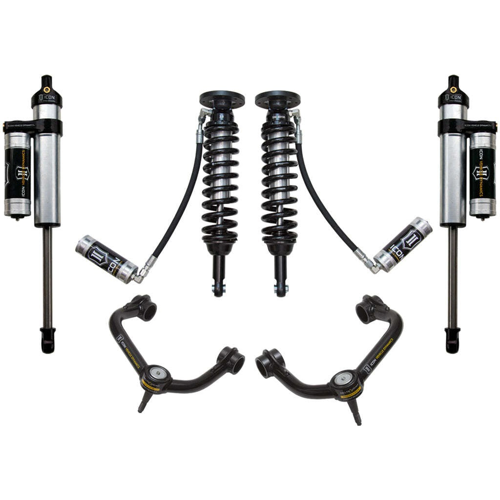 ICON K93004T Stage 4 Suspension System Tubular UCA Ford F150 4WD 1.75-2.63" Lift