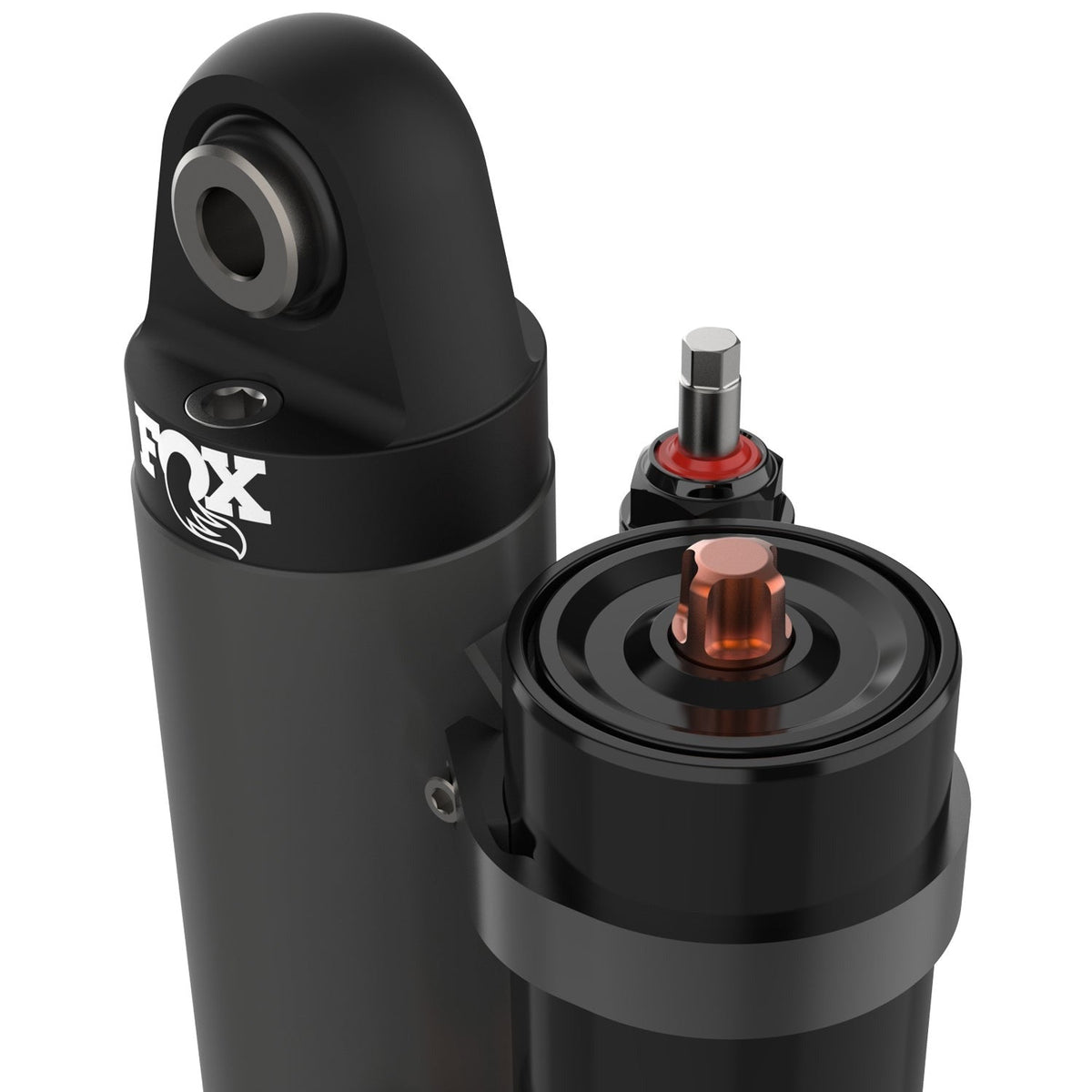 FOX 981-25-406-R Factory Race 2.5 X 18 External Bypass (3 Tube) Piggyback Shock (Right)