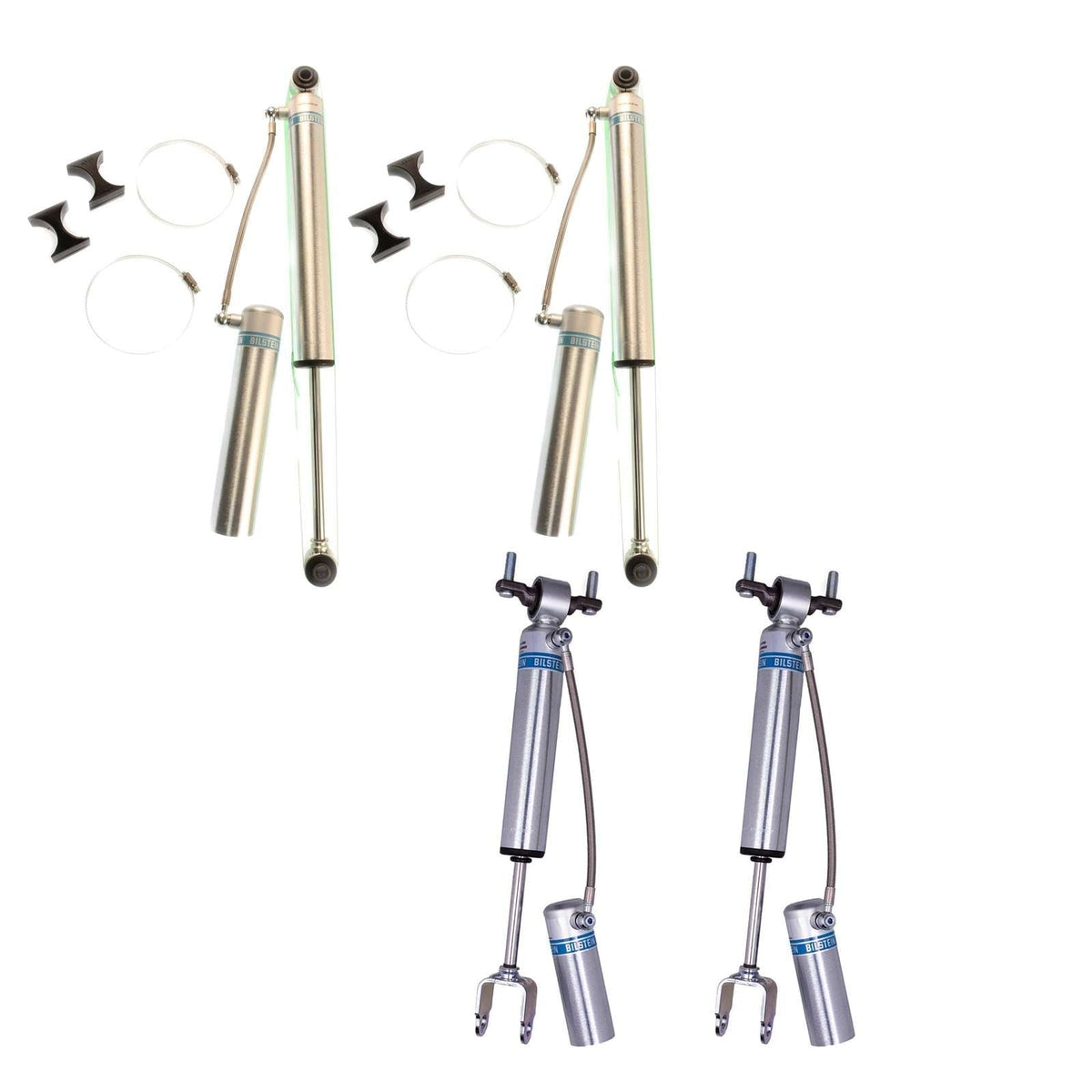 Bilstein 5160 w/ Remote Reservoir Shocks Set for 2011-2022 GMC Sierra 2500 HD 4WD RWD w/4-6" lift