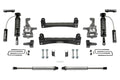 Fabtech 4" Performance System w/Front Dirt Logic 2.5 Coilovers w/Reservoir & Rear 2.25 Shocks Kit w/4" lift 2015-2020 Ford F-150 RWD