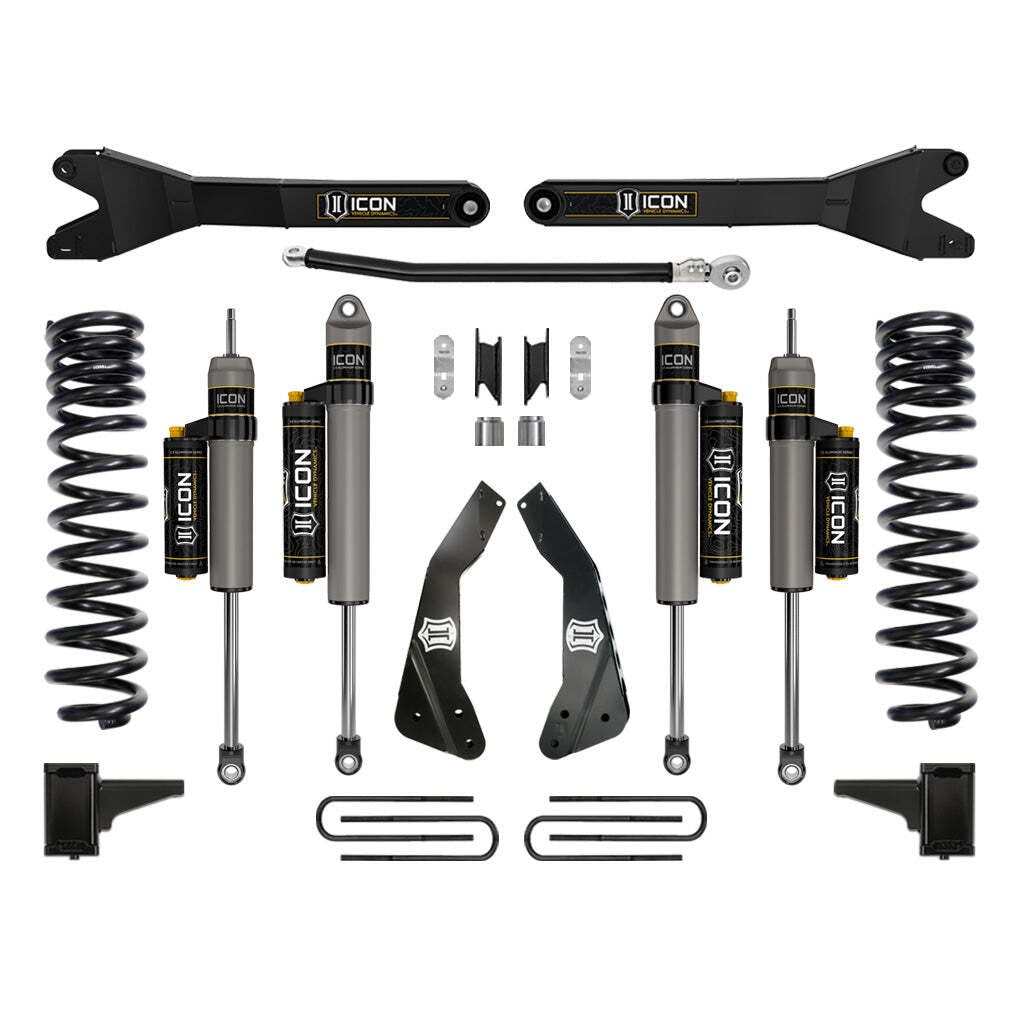 ICON K64563R Stage 4 Suspension System w/Radius Arm Ford F250/F350 4.5" Lift