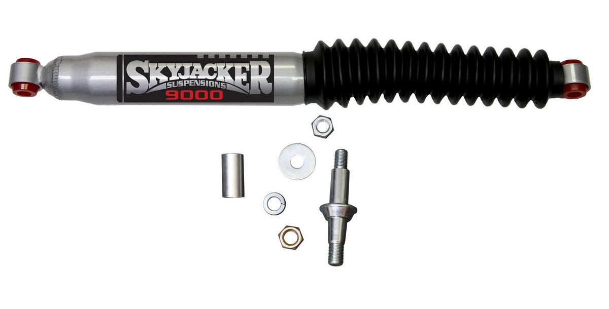 Skyjacker Silver Steering Stabilizer for 2007-2018 Jeep Wrangler JK 4WD RWD