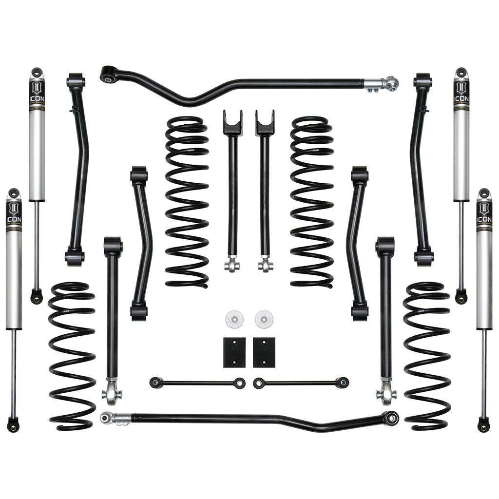 ICON K22014 Stage 4 Suspension System Jeep JL Wrangler 2.5" Lift