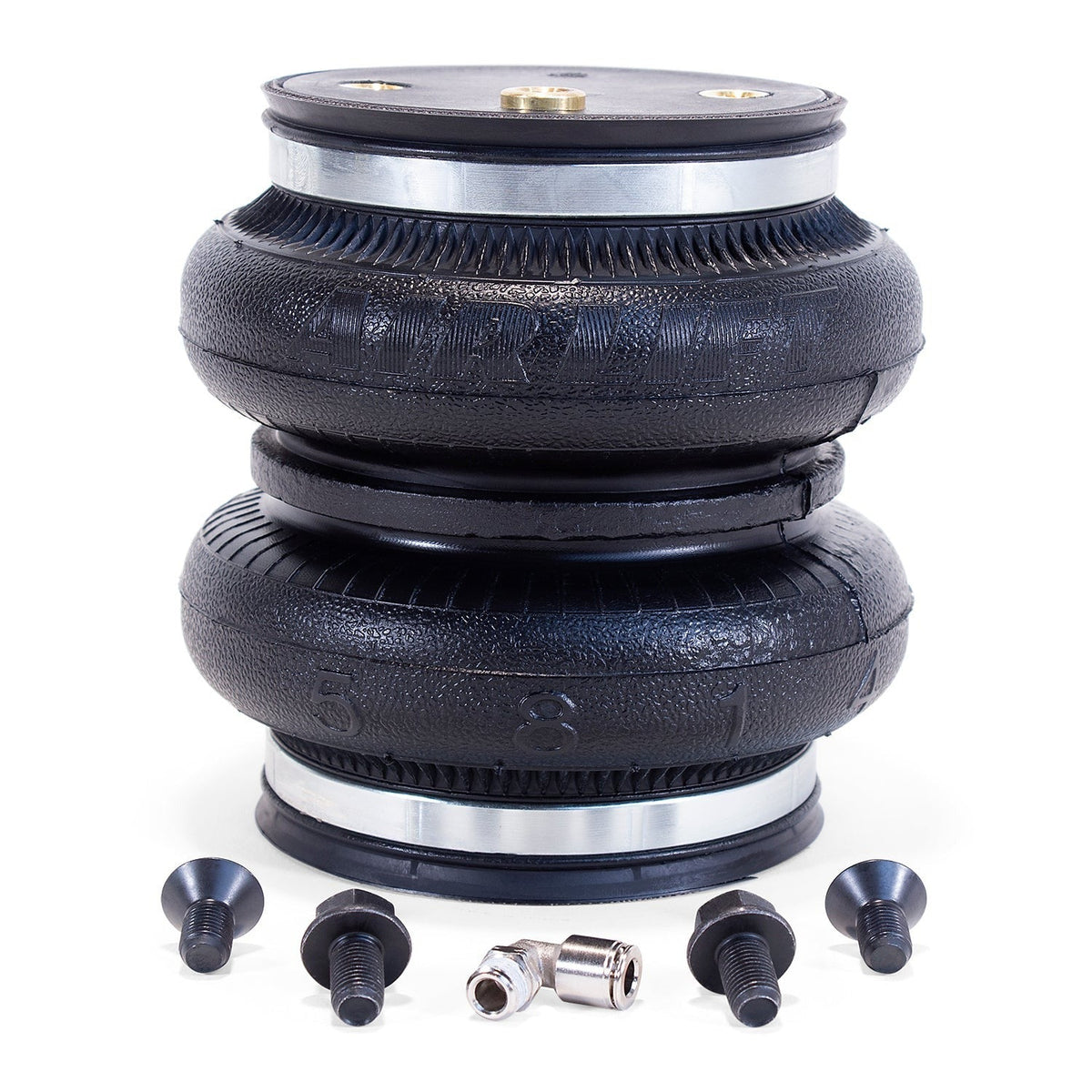 Air Lift 84771 Replacement Air Springs - LoadLifter 5000 Ultimate Plus Bellows Type w internal jounce bumper