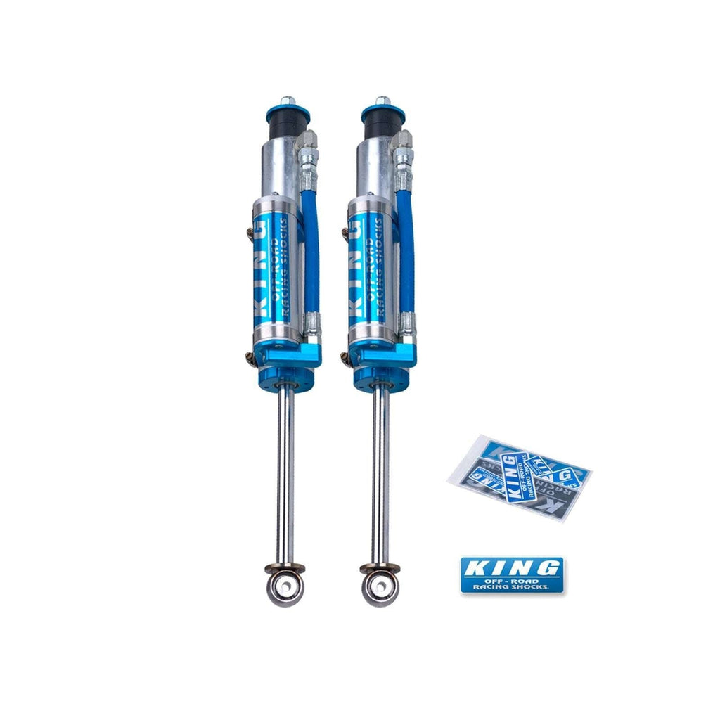 King Shocks 2.5 Performance Piggyback Shocks Front Pair for 1996-2006 Jeep Wrangler TJ 4WD