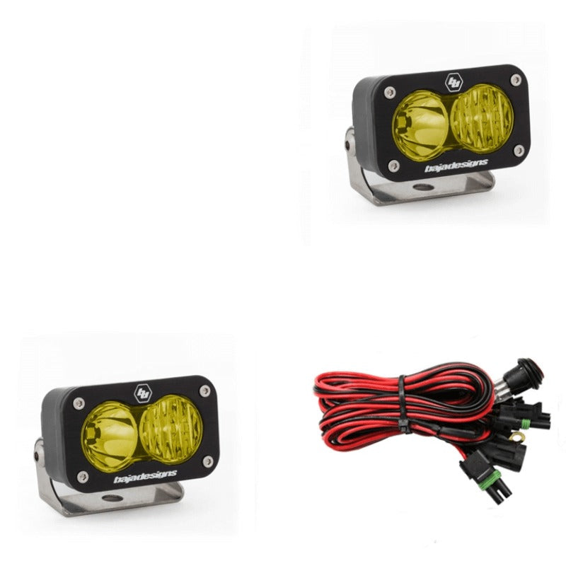 S2 Sport Black LED Auxiliary Light Pod