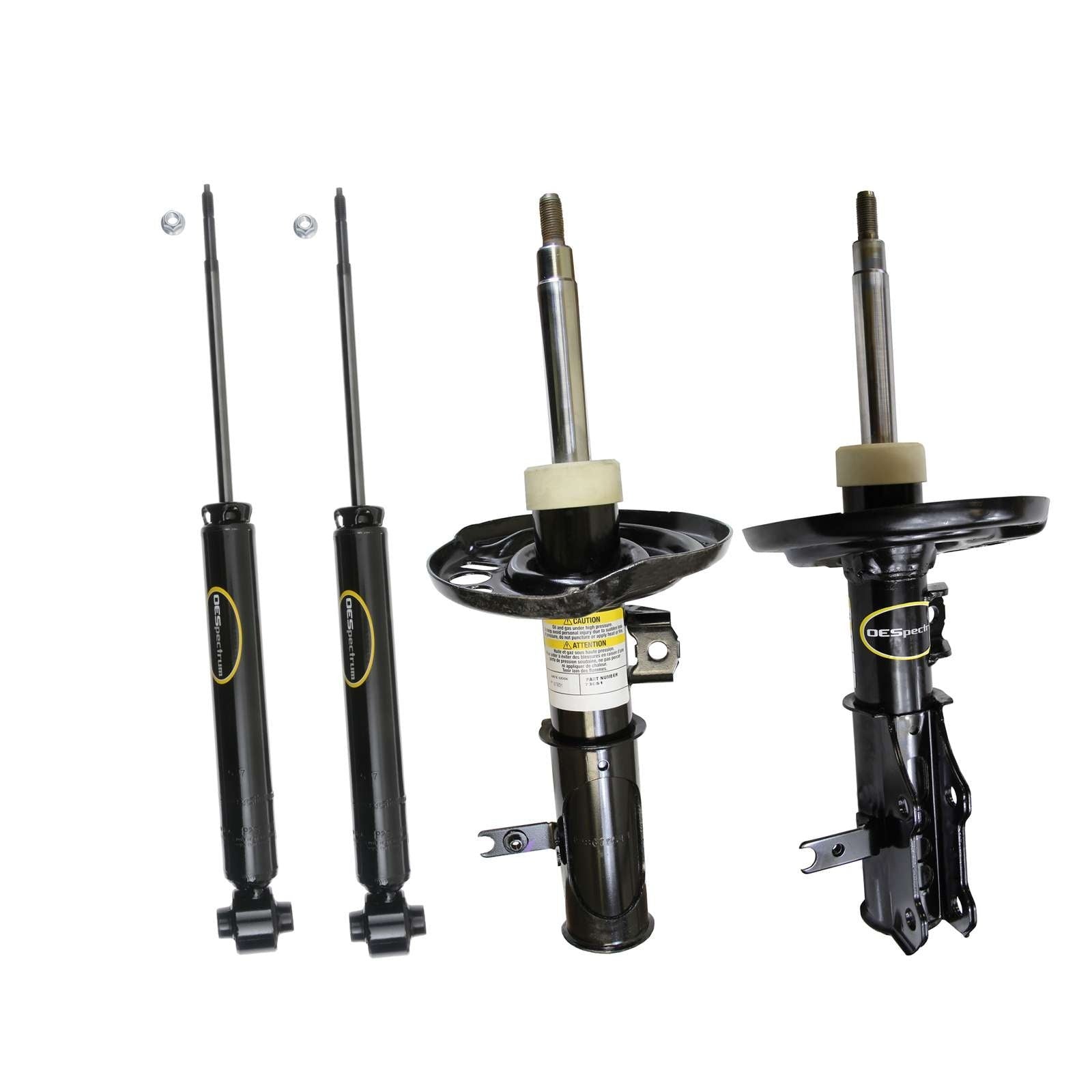 Monroe OESpectrum Strut & Shocks Set for 2016-2018 Chevrolet Malibu