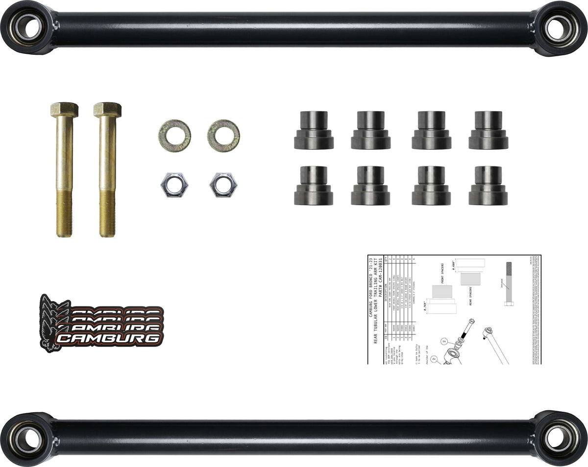 Camburg Ford Bronco '21-23 Rear Tube Lower Trailing Arm Kit