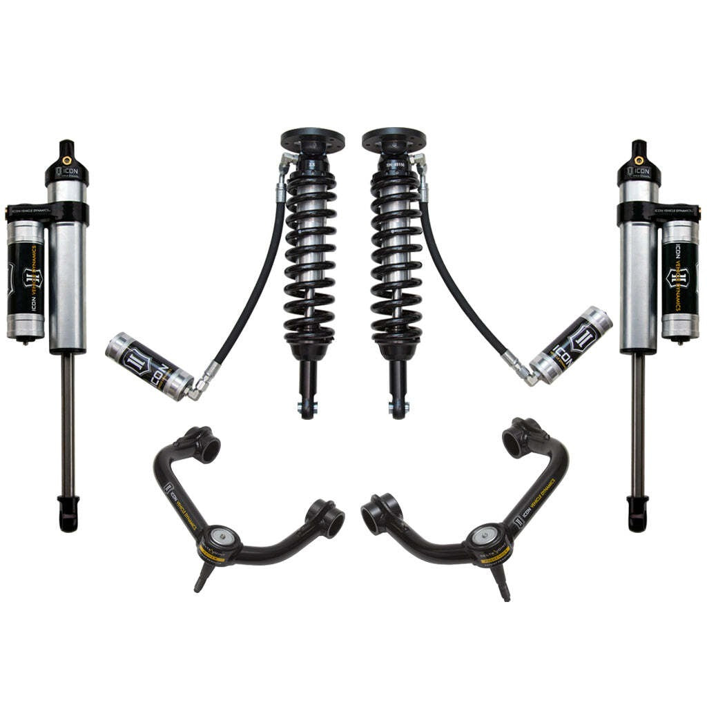 ICON K93012T Stage 3 Suspension System Tubular UCA Ford F150 2WD 1.75-2.63" Lift