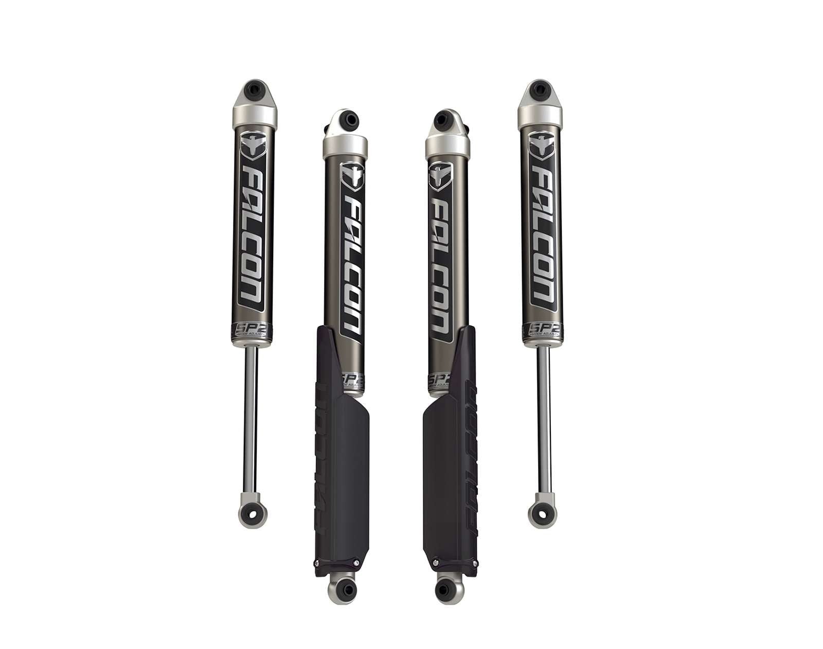 Teraflex Falcon SP2 2.1 Monotube Shocks Set for 2018-2026 Jeep Wrangler JL 4WD