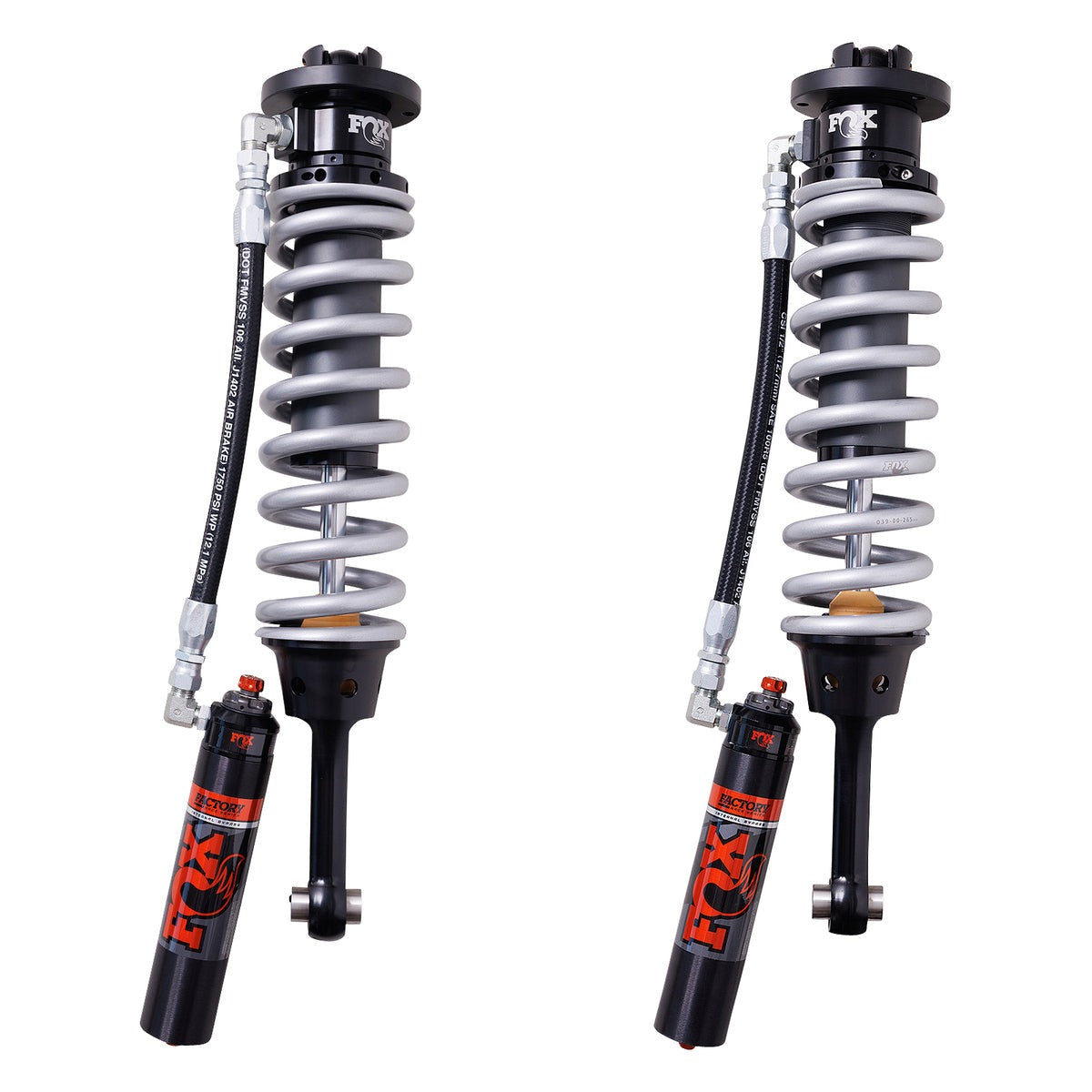 FOX 883-06-232 Front Factory Race 2.5 Internal Bypass Coil-Over Reservoir Shock (Pair) - Adjustable