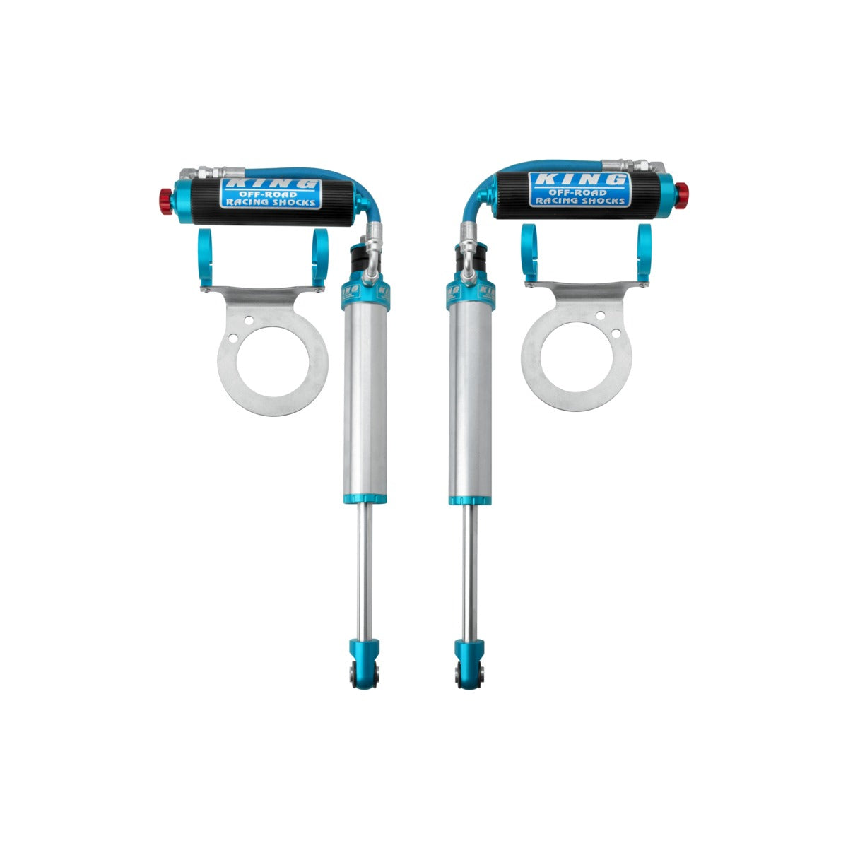 King 25001-412A Front 2.5 Piggyback Hose Shock w/Adjuster (Pair) Ram 2500/3500