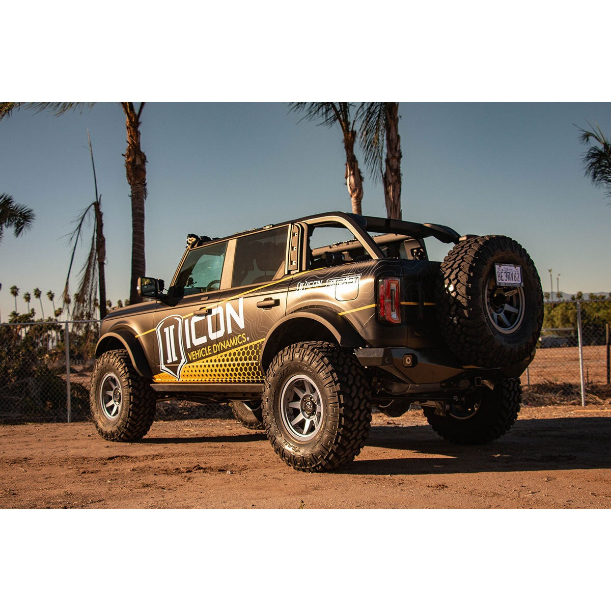 ICON 44100 Ford Bronco Rear Billet Upper Trailing Arm Kit